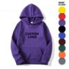 Custom Men Oversized Plain Cotton Blank Pullover Unisex Bulk Plus Size Men's Hoodies