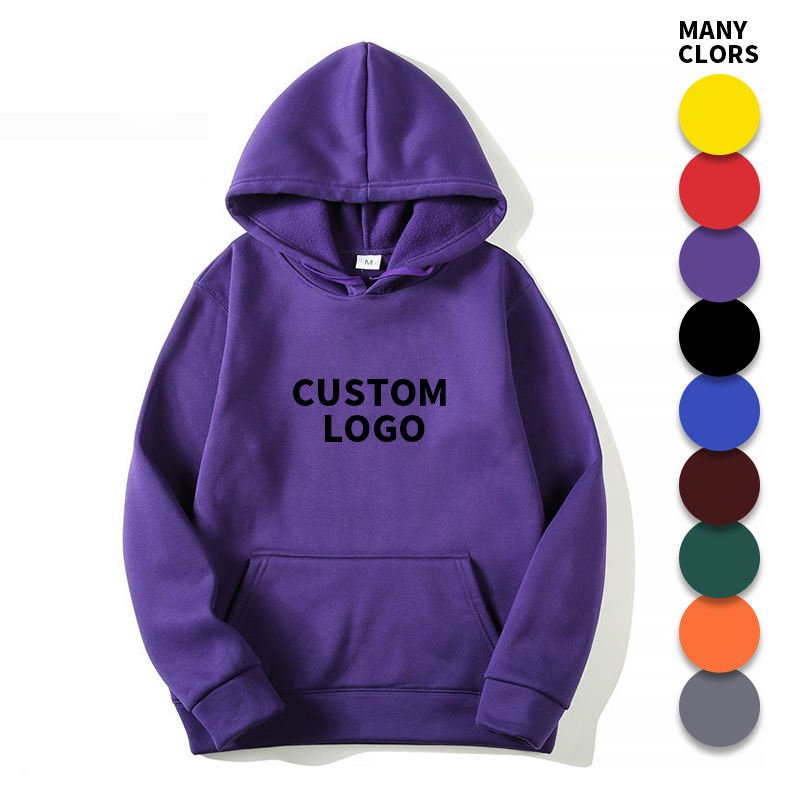 Custom Men Oversized Plain Cotton Blank Pullover Unisex Bulk Plus Size Men's Hoodies