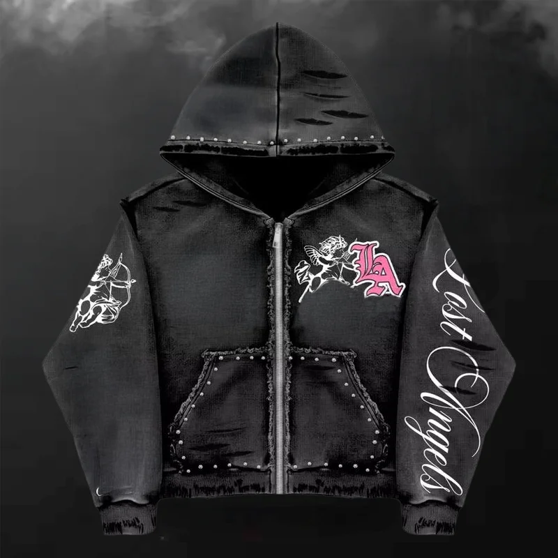 A17bae759443d453dbdccf251fe806704D.webp Acid Wash Winter Lined Hoodie Distressed Embroidery Sun Faded