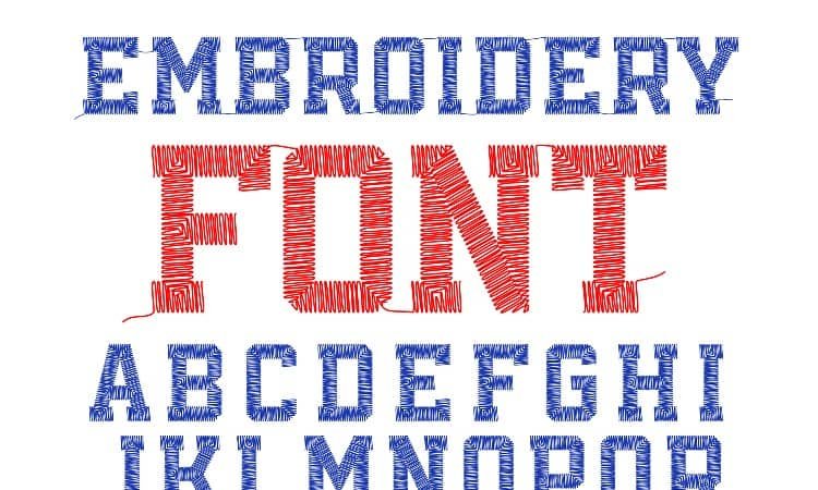 Free Embroidery Fonts