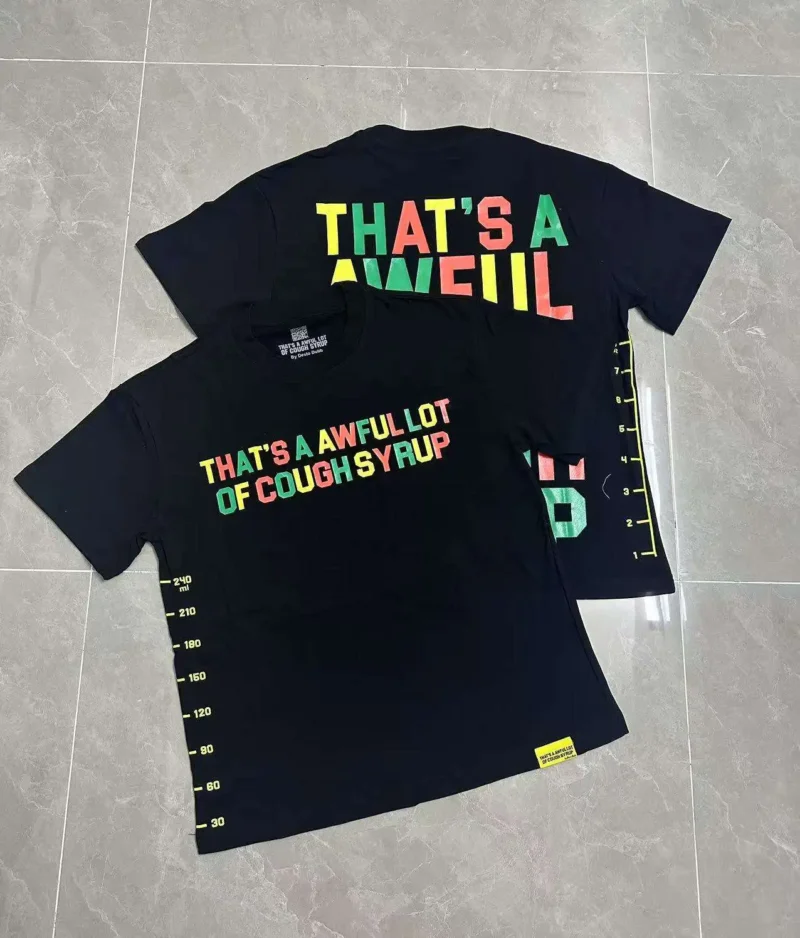 H05ab75591608465c91994f0f5434db0af.webp Cough Syrup Designer Tee | Luxury Streetwear Top for Men Wholesale