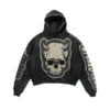 H0627cd16b5204e6ba076d027aadd6821D.webp Acid Wash Hoodie with Distressed Embroidery Patch French Terry
