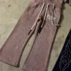 H0ac64271b83841a1b648ea44045afca8f.webp Double Waist Embroidered Sweatpants and Hoodie Set Acid Wash