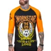 H0fca813f76d94bf2bc526b82a4fd68534.webp Three-Quarter Raglan T-Shirt | Slim Oversized Fitness Hip Hop Long Tee