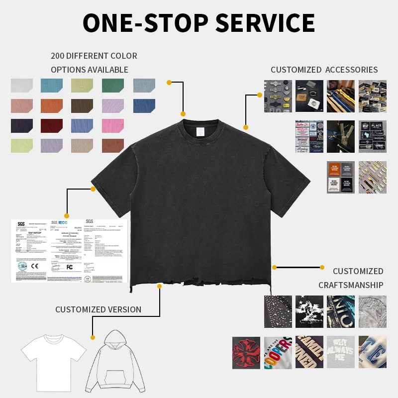 H16a87bafddf8457fa90f62416cbae21aw.webp Pima Cotton Back Print Tee | Rib Crewneck Drop Shoulder Streetwear