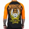 H16e51b79cae7473c8938a1e71217f6a56.webp Three-Quarter Raglan T-Shirt | Slim Oversized Fitness Hip Hop Long Tee