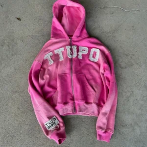 H2c0333ae592c441a9e8a3d33809a072fw.webp Y2K Pink Acid Wash Zip Up Hoodie with Embroidery Patch