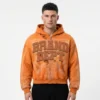 H35999d1fd77f44c3937703e449acc670I.webp Leather Patch Distressed Hoodie with Rhinestones Sun Faded