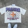H4337996ad8234f4c816050a8e8d47e87x.webp 300g Drop Shoulder Oversized Tee | DTG Solid Pattern Custom Design