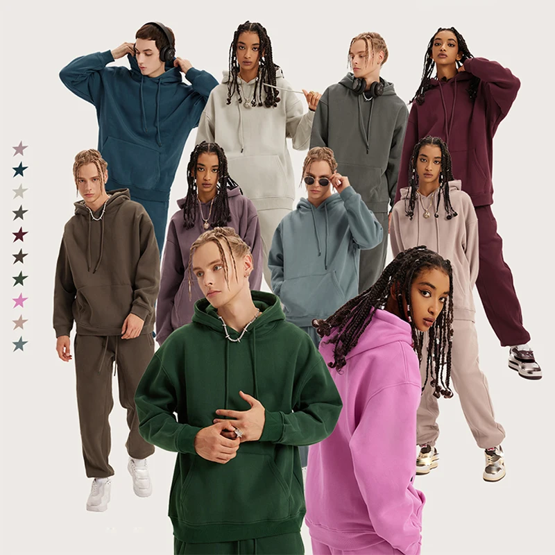 H47f6226ffd114ad198b5bca4c9a65aaa9.webp Oversized Embroidered Drop Shoulder Hoodie Polyester Cotton