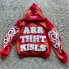 Sun Faded Acid Wash Hoodie Distressed Patch Embroidery Cotton
