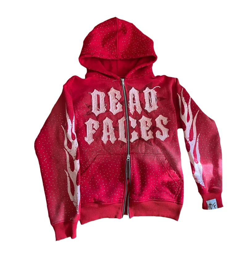 H5ac89285dff542879885d9052b98b0dfh.webp Boxy Zip Up Hoodie Acid Wash Distressed Embroidery Heavyweight