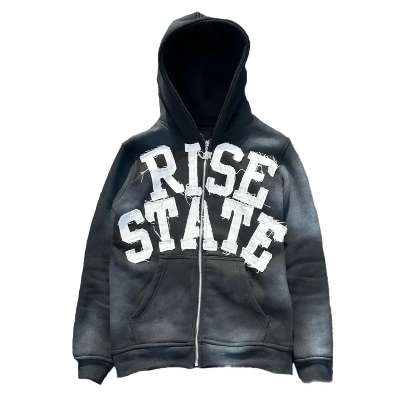 H5e449c8b87024c2ab6c961114d905db5r.webp Distressed Embroidered Zip Up Hoodie Acid Wash Patch Logo