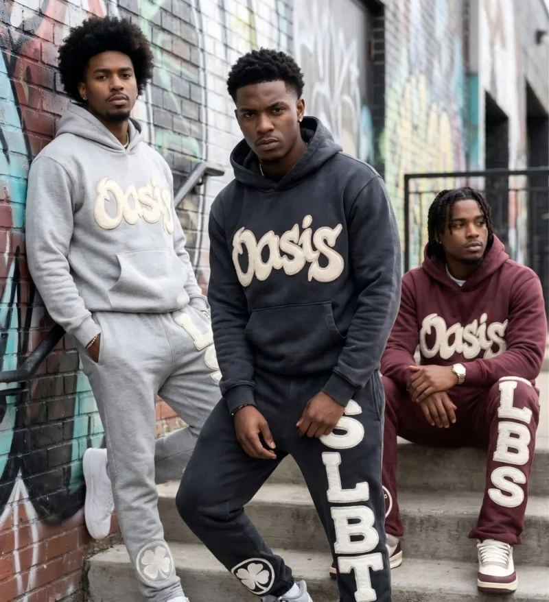 H6aea50e2ea9141bf84cb344c4e856b84O.webp Boxy Hoodie with Satin Lining Applique Embroidery Sun Faded
