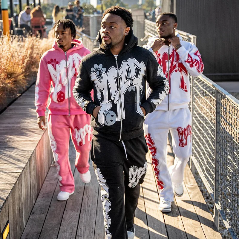 H723356c3d0234063a21acd3c9210491fC.webp Heavyweight Hoodie and Sweatpants Set Loose Fit Tracksuit