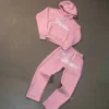 H77899f40db584fa2ae921fe763585701k.webp Embroidered Tracksuit Set Hoodie and Jogger Pants Distressed