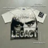 Custom 300GSM Boxy Fit T-Shirt | 3D Rhinestone Logo High-End Streetwear