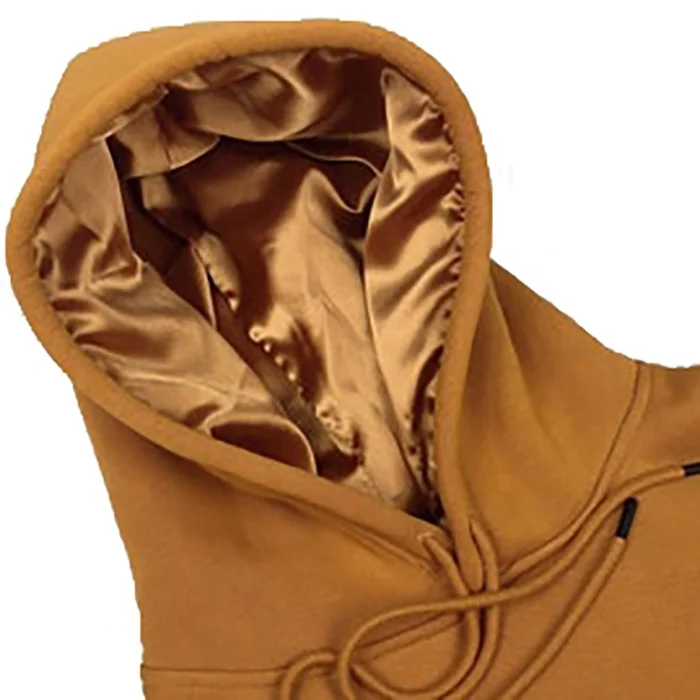 H96dfeb18c3ba41ed94d7a0dd3b95facdY.webp Satin Lined Hoodie with Silk Inside Cotton Polyester
