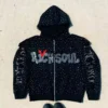 H9972a1b23bc747549a16187c7c0028bd0.webp Heavy French Terry Hoodie with Rhinestone Drawstring Embroidery
