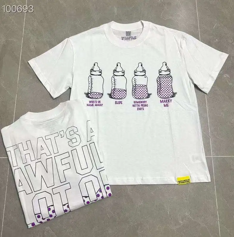 H9c32aa6a54b548909aae885d2bf2dc1fK.webp Cough Syrup Designer Tee | Luxury Streetwear Top for Men Wholesale