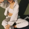 Ha00605eec360455d815763c3a10c0b29y.webp Cropped Zip Up Hoodie and Pants 3 Piece Set 3D Embroidery