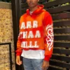 Sun Faded Acid Wash Hoodie Distressed Patch Embroidery Cotton