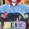 Ha956cf79b81941ad8c12175b2b23ae2cF.webp Patchwork Color Block Distressed Zipper Hoodie Rhinestone