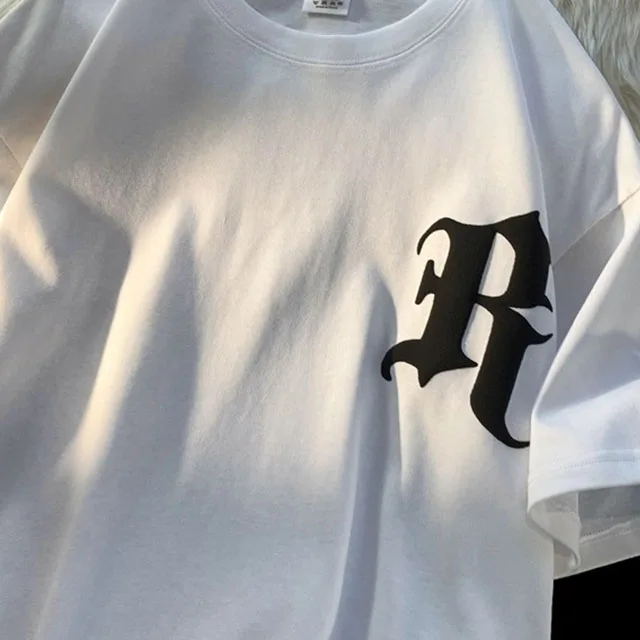 Designer Drop Shoulder T-Shirt | 3D Puff Print Streetwear for Men
