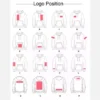 Blank French Terry Oversized Zip Up Hoodie 500 GSM Embroidery