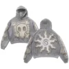 Hcff9418b38dd40d7b304729349b38a42K.webp Loose Fit Short Sweatshirt Hoodie Breathable Cotton Embroidery