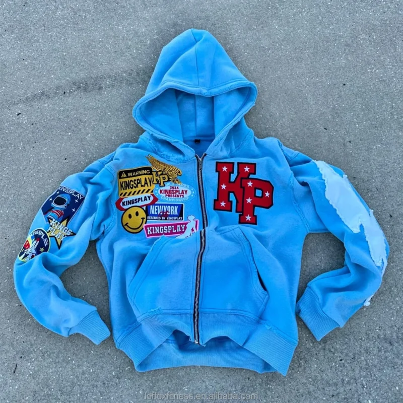 Hd1cfb5eebca74579adb4436dc729ace4D.webp Cropped Zip Up Hoodie Acid Wash Distressed Patch Embroidery