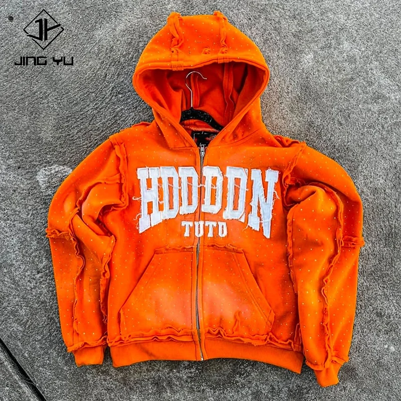 Hd4a21a8d3c294faf826845ab9a99f9caP.webp Rhinestone Applique Zip Up Hoodie Acid Wash Sun Faded