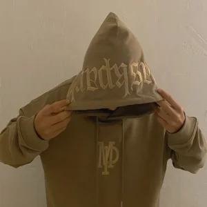 French Terry Heavyweight Hoodie with Embroidery Custom