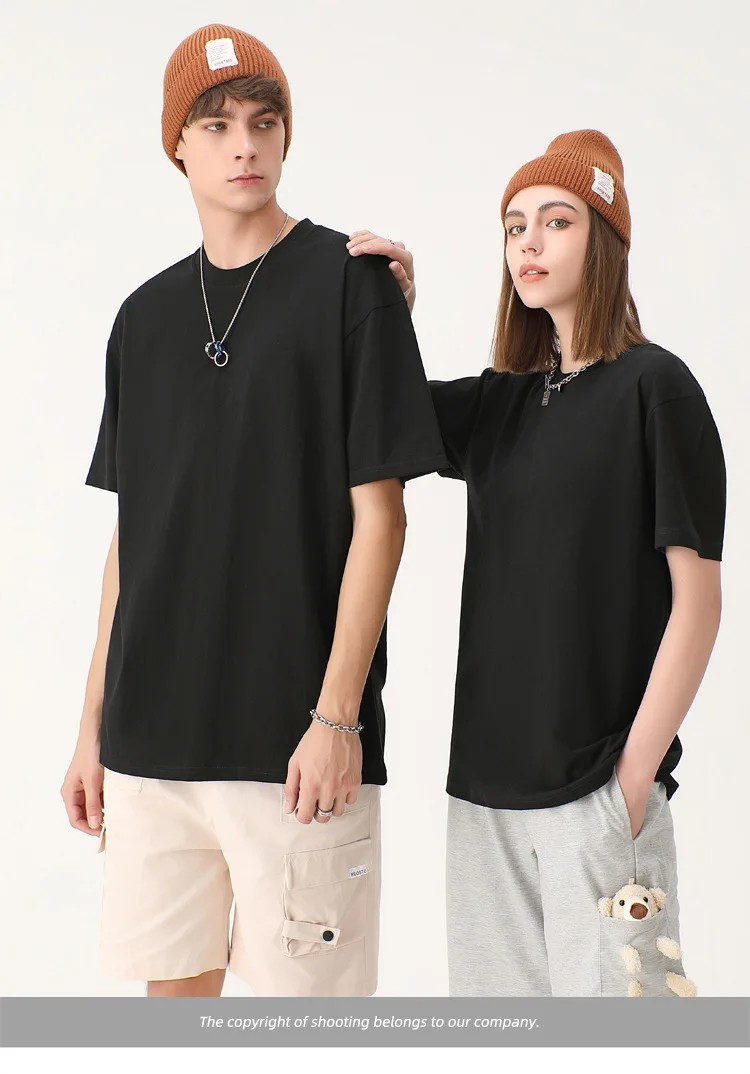 Hde9a5ca13baf458cbc704abd6f1f99b75.webp 230GSM Luxury Oversize Tshirt | Unisex Blank Custom Logo Tee