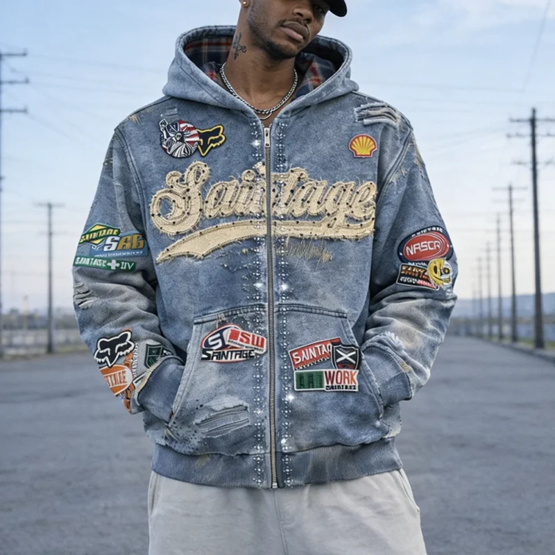He186695f10b34a90906e8bafbd7acc201.webp Vintage Washed Oversized Hoodie Rhinestone Distressed Embroidery