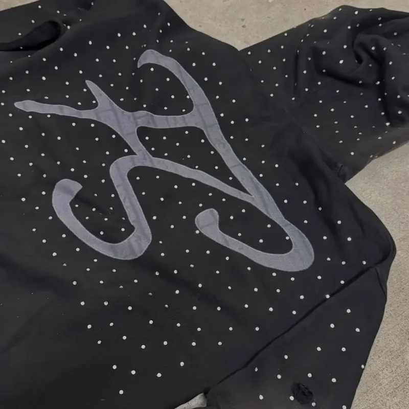 He390a5fae93f4d36b0f7780eaac19e0fX.webp Acid Wash Zip Up Hoodie Rhinestone Embroidery Vintage Streetwear