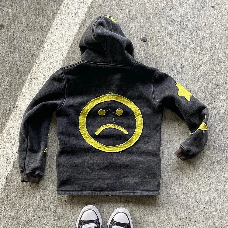 He7ec21e550964909be211e31e4b27002B.webp Cropped Boxy Hoodie 500 GSM Acid Wash Embroidery Patch