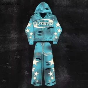 Hebf6d303e4d94ed2964112d29b67f096o.webp Rhinestone Embroidered Flared Sweatpants and Zipper Hoodie Set