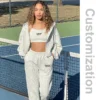 Hec98198af65f4c738cbcf7c666a93600n.webp Cropped Zip Up Hoodie and Pants 3 Piece Set 3D Embroidery