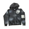 Hf32806c84d5a4b458793a42e92ab73584.webp Boxy Zip Up Hoodie Acid Wash Distressed Embroidery Heavyweight