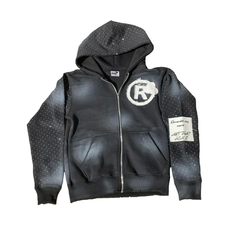 Hf32806c84d5a4b458793a42e92ab73584.webp Boxy Zip Up Hoodie Acid Wash Distressed Embroidery Heavyweight