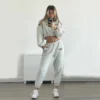 Hf689fcb425144595985bb52ebd31fb69K.webp Cropped Zip Up Hoodie and Pants 3 Piece Set 3D Embroidery