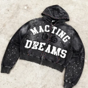 Hf8a9fafe9fa944318640cfe6685b14be5.webp Gemstone Glitter Hoodie Distressed Embroidery Rhinestone Zip
