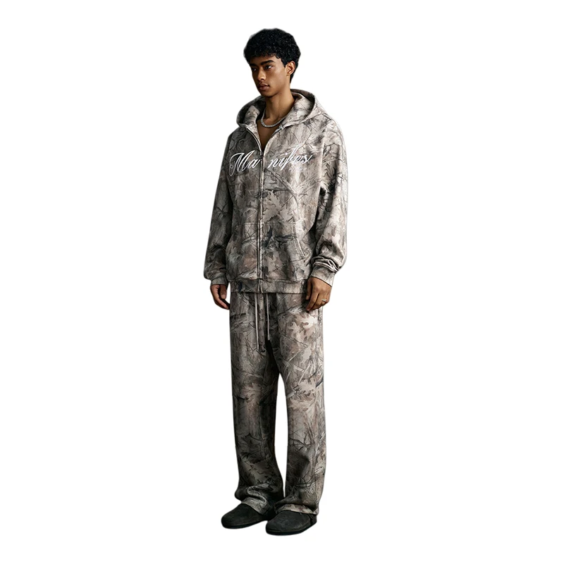 Hf90025b226774e34b8695ba6be92cf297.webp Camo Print Zip Up Hoodie with Digital Branches Embroidery