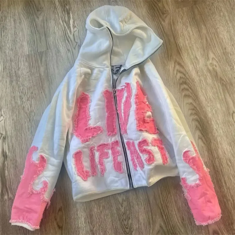 S083ecc4f24464efebe5ae1aed2158d29B.webp Distressed Embroidery Hoodie Fleece Winter Polyester Cotton