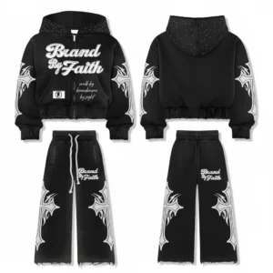 S1a1a36dbf07744cfa4826acf28d1a8a2B.webp Rhinestone Applique Hoodie and Pants Set Oversized Zipper