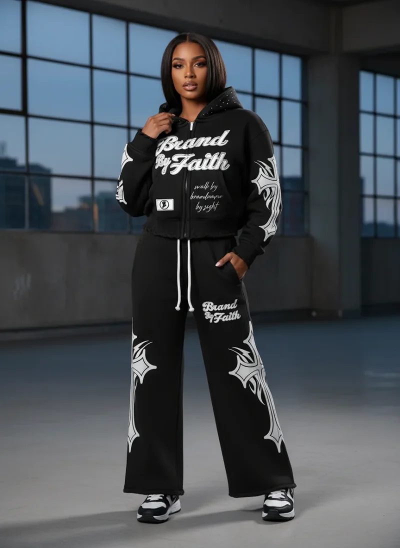 S3eb109df4983413bbec0d2e6bd701729H.webp Rhinestone Applique Hoodie and Pants Set Oversized Zipper