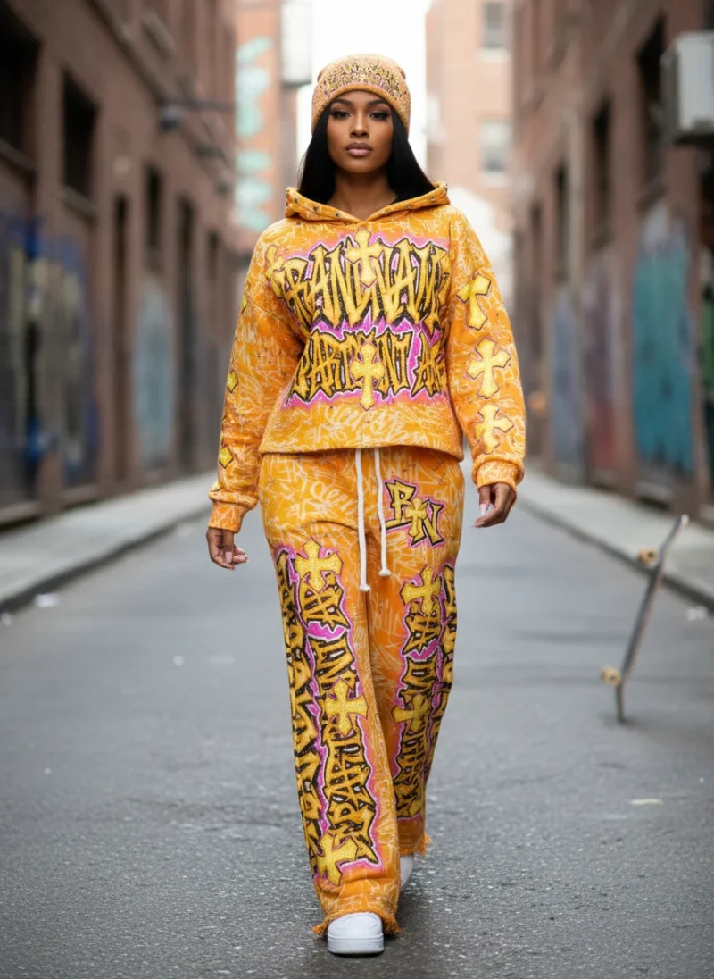 S7077e8f3afbf4be5869c759ca0aac377h.webp Rhinestone Applique Hoodie and Pants Set Oversized Zipper