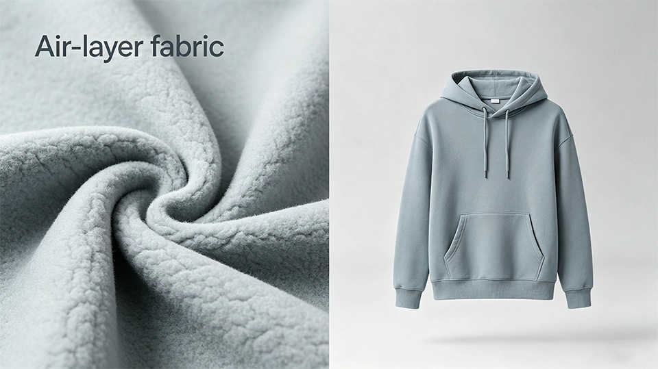 Air layer Hoodie Fabrics