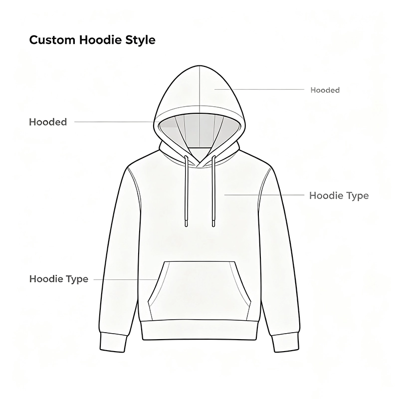 Custom Hooded Hoodie